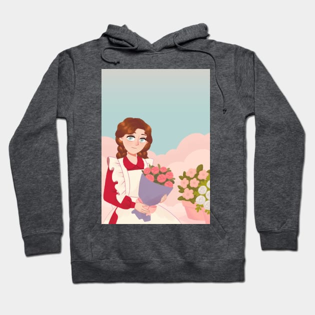 Florist heaven girl Hoodie by Oricca